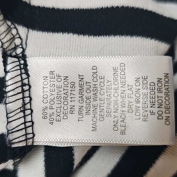 Quacker Factory Striped Lobster Shirt Sz 2X Exc Cond - Picture 8 of 9